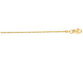 Finejewelers 14 Kt Yellow Gold 16 Inch 1.1mm Bright Cut Sparkle Chain Necklace With Lobster Clasp