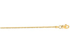 Finejewelers 14 Kt Yellow Gold 16 Inch 1.1mm Bright Cut Sparkle Chain Necklace With Lobster Clasp