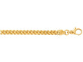 Finejewelers 14 Kt Yellow Gold 8 Inch 3.9mm Bright Cut Square Franco Bracelet Chain With Lobster Clasp