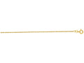 Finejewelers 14 Kt Yellow Gold 7 Inch 1.0mm Bright Cut Singapore Bracelet Chain With Spring Ring Clasp