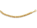 Finejewelers 14 Kt Yellow Gold 7.25 Inch 6.0mm Byzantine Fancy Bracelet With Pear Shape Clasp