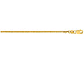 Finejewelers 14 Kt Yellow Gold 16 Inch 1.8mm Square Wheat Chain Necklace With Lobster Clasp