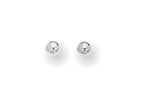 Finejewelers 14 Kt White Gold 4.0mm Ball Post Earring