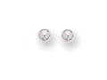 Finejewelers 14 Kt White Gold 6.0mm Ball Post Earring