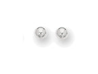 Finejewelers 14 Kt White Gold 6.0mm Ball Post Earring