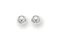 Finejewelers 14 Kt White Gold 8.0mm Ball Post Earring