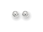 Finejewelers 14 Kt White Gold 8.0mm Ball Post Earring