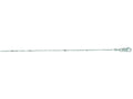 Finejewelers 14 Kt White Gold 16 Inch 1.0mm Alternate Round Long Rectangular Shaped Bead Chain Necklace