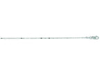 Finejewelers 14 Kt White Gold 16 Inch 1.2mm Alternate Round Long Rectangular Shaped Bead Chain Necklace