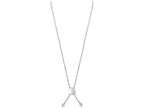 Finejewelers 14 Kt White Gold 8 Inch 1-7mm Round Festooned Wheat Bracelet With Draw String Clasp