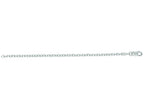 Finejewelers 14 Kt White Gold 16 Inch 2.3mm Bright Cut Cable Link Chain Necklace With Lobster Clasp