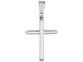 Finejewelers 14 Kt White Gold All Small Cross Pendant Necklace 18 inch chain