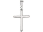 Finejewelers 14 Kt White Gold All Small Cross Pendant Necklace 18 inch chain