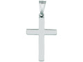 Finejewelers 14 Kt White Gold All Small Cross Pendant Necklace 18 inch chain