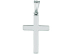 Finejewelers 14 Kt White Gold All Small Cross Pendant Necklace 18 inch chain