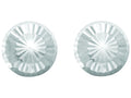 Finejewelers 14 Kt White Gold 6.0mm Bright Cut Stud Earring