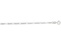 Finejewelers 14 Kt White Gold 16 Inch 1.9mm Alternate 31 Classic Figaro Chain Necklace Spring Ring Clasp