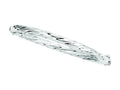 Finejewelers 14 Kt White Gold 7 Inch 5.0mm Twisted Fancy Bangle With Clasp