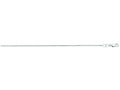 Finejewelers 14 Kt White Gold 16 Inch 1.0mm Bright Cut Gourmette Chain Necklace With Lobster Clasp