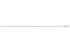 Finejewelers 14 Kt White Gold 16 Inch 1.0mm Bright Cut Gourmette Chain Necklace With Lobster Clasp