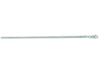 Finejewelers 14 Kt White Gold 18 Inch 2.0mm Bright Cut Gourmette Chain Necklace With Lobster Clasp