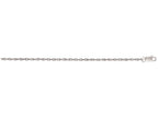 Finejewelers 14 Kt White Gold 18 Inch 0.78mm Lobster Carded Rope Chain Necklace With Lobster Clasp