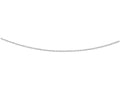 Finejewelers 14 Kt White Gold 16 Inch 2.5mm Bright Cut Oval Texturedd Link Chain Necklace Lobster Clasp