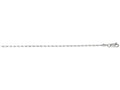 Finejewelers 14 Kt White Gold 16 Inch 1.0mm Bright Cut Lumina Pendant Chain Necklace With Lobster Clasp