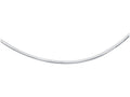 Finejewelers 14 Kt White Gold 16 Inch 3.3mm Bright Cut Classic Omega Necklace With Box Catch