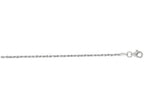Finejewelers 14 Kt White Gold 7 Inch 1.5mm Solid Bright Cut Royal Rope Bracelet Chain With Lobster Clasp