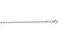 Finejewelers 14 Kt White Gold 7 Inch 2.0mm Solid Bright Cut Royal Rope Bracelet Chain With Lobster Clasp