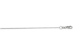 Finejewelers 14 Kt White Gold 16 Inch 1.1mm Bright Cut Round Rolo Chain Necklace With Lobster Clasp