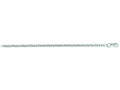 Finejewelers 14 Kt White Gold 18 Inch 3.0mm Bright Cut Forsantina Chain Necklace With Lobster Clasp