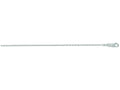 Finejewelers 14 Kt White Gold 16 Inch 1.2mm Bright Cut Round Cable Link Chain Necklace With Lobster Clasp