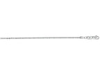 Finejewelers 14 Kt White Gold 10 Inch 1.5mm Bright Cut Sparkle Chain Anklet With Lobster Clasp