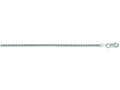 Finejewelers 14 Kt White Gold 16 Inch 2.1mm Round Wheat Chain Necklace With Lobster Clasp