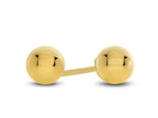 Finejewelers 10 Kt Yellow Gold 4mm High Polished Ball Stud Earrings