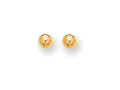 Finejewelers 10 Kt Yellow Gold 10k 6mm High Ed Ball Stud Earring