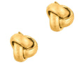 Finejewelers 10 Kt Yellow Gold 10k Small Loveknot Post Earring With Butterfly Clasp