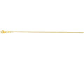 Finejewelers 10 Kt Yellow Gold 18 Inch 0.6mm Round Wheat Chain Necklace With Lobster Clasp