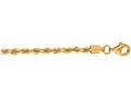 Finejewelers 10 Kt Yellow Gold 18 Inch 2.75mm Shiny Solid Bright Cut Royal Rope Chain With Lobster Clasp