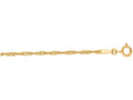 Finejewelers 10 Kt Yellow Gold 18 Inch 1.7mm Classic Singapore Chain With Lobster Clasp