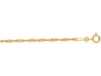 Finejewelers 10 Kt Yellow Gold 18 Inch 1.7mm Classic Singapore Chain With Lobster Clasp