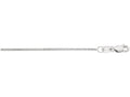 Finejewelers 10 Kt White Gold 18 Inch 1.0mm Bright Cut Gourmette Chain With Lobster Clasp
