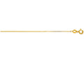 Finejewelers 10 Kt Yellow Gold 18 Inch 0.6mm Shiny Box Chain With Spring Ring Clasp