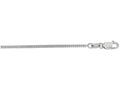 Finejewelers 10 Kt White Gold 18 Inch 1.50mm Bright Cut Gourmette Chain With Lobster Clasp