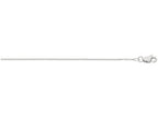 Finejewelers 10 Kt White Gold 18 Inch 0.8mm Shiny Box Chain With Lobster Clasp
