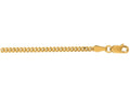Finejewelers 10 Kt Yellow Gold 22 Inch 2.0mm Bright Cut Gourmette Chain With Lobster Clasp