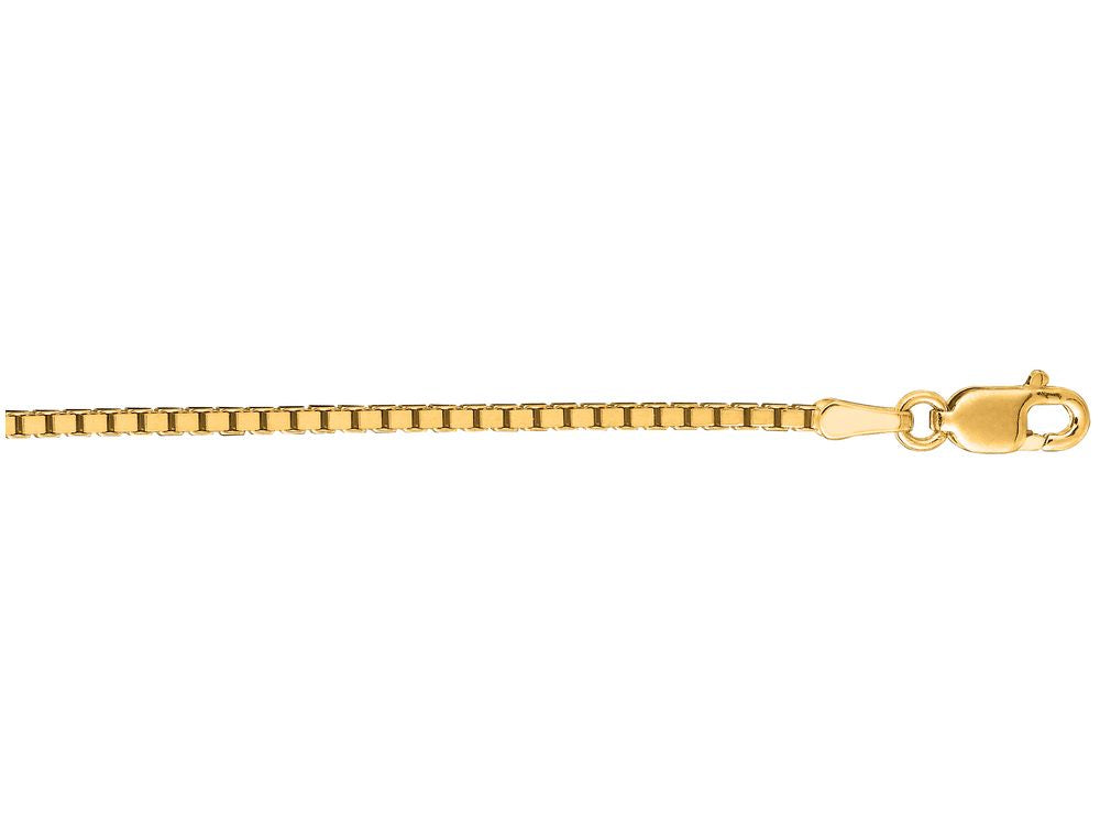 Finejewelers 10 Kt Yellow Gold 20 Inch 1.4mm Shiny Box Chain With Lobster Clasp