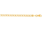 Finejewelers 10 Kt Yellow Gold 20 Inch 4.40mm Bright Cut Curb Lite Chain With Lobster Clasp